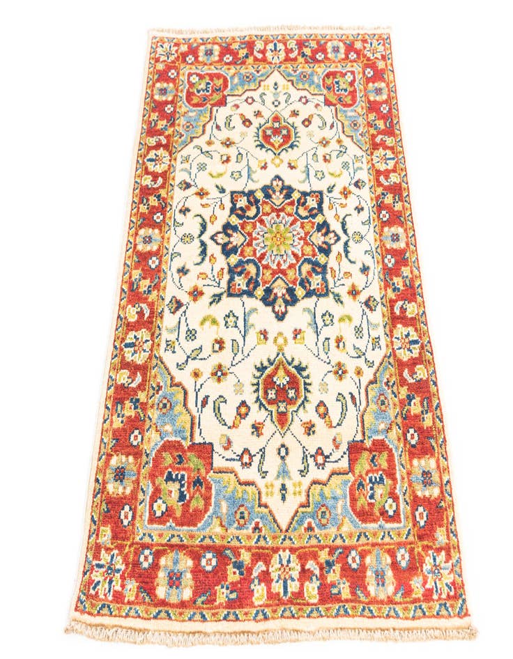 Detail image of  2' 6 x 4' 1  Hand Knotted Kazak Rug