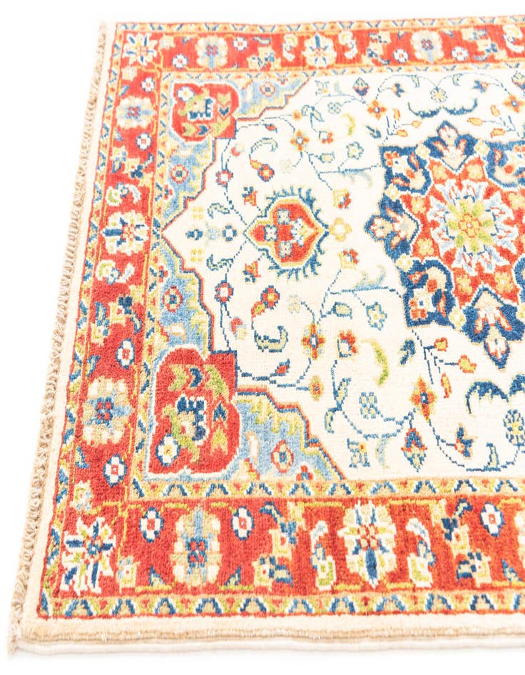 Detail image of  2' 6 x 4' 1  Hand Knotted Kazak Rug