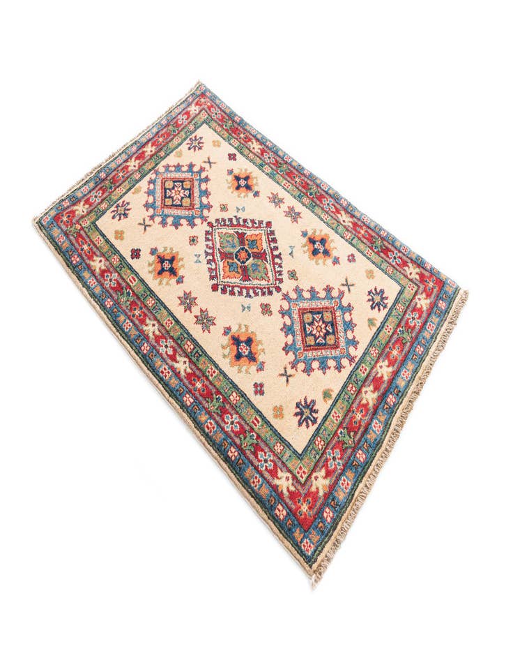 Detail image of  2' 8 x 4' 1  Hand Knotted Kazak Rug