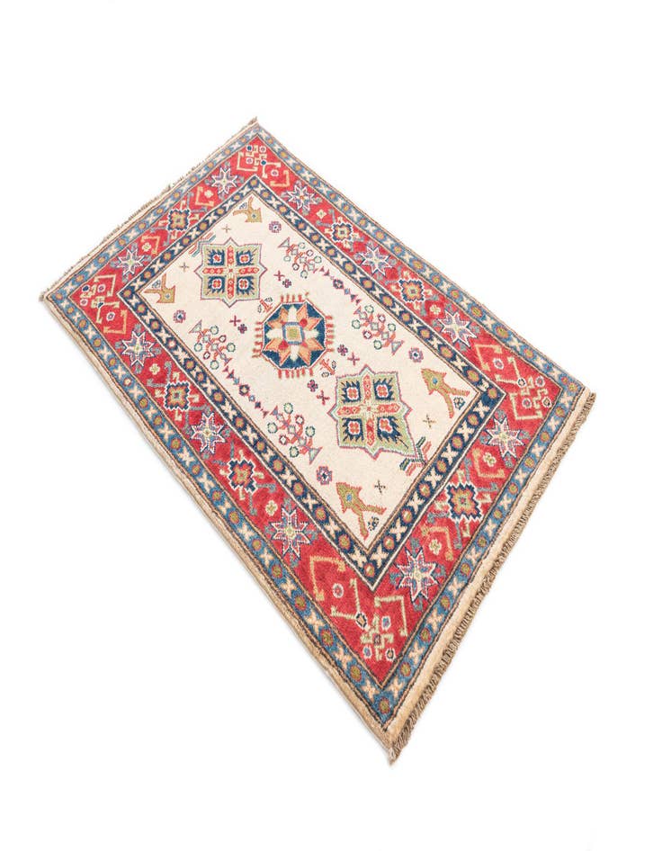 Detail image of  2' 8 x 4' 3  Hand Knotted Kazak Rug