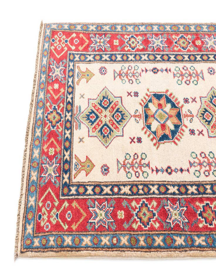 Detail image of  2' 8 x 4' 3  Hand Knotted Kazak Rug