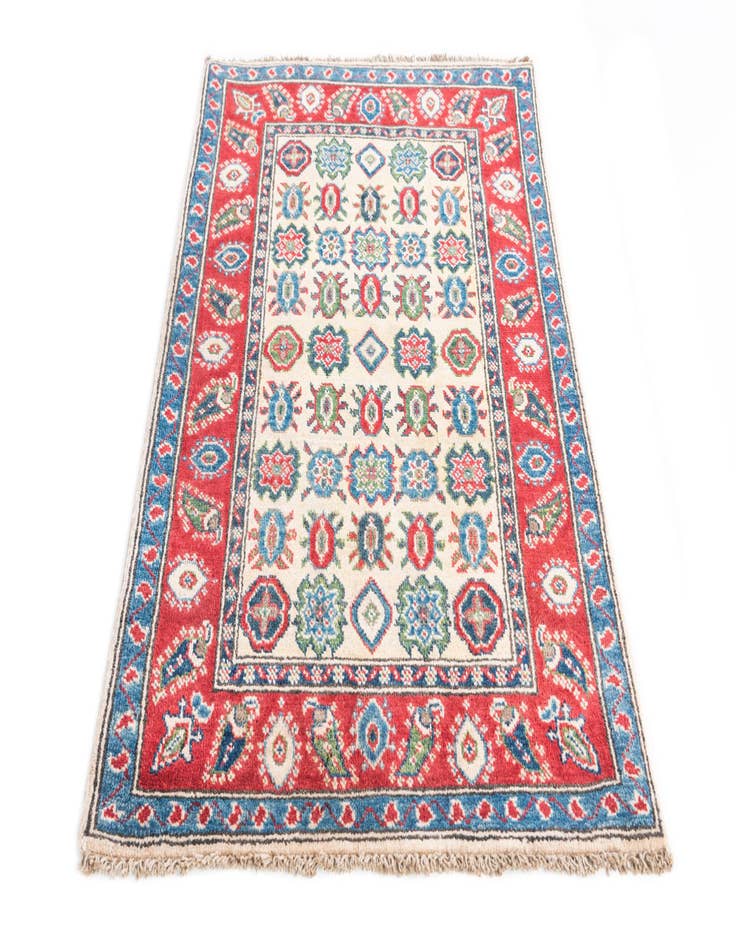 Detail image of  2' 9 x 4' 5  Hand Knotted Kazak Rug