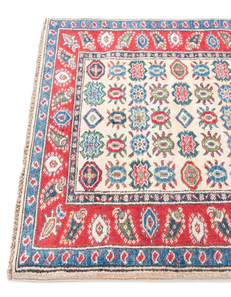 Detail image of  2' 9 x 4' 5  Hand Knotted Kazak Rug