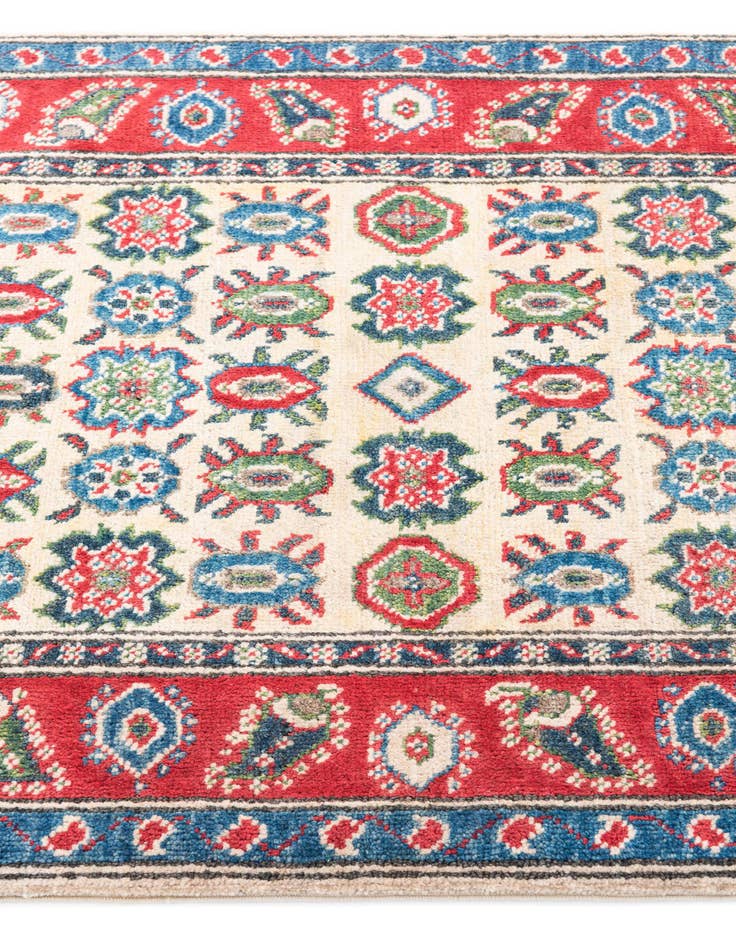 Detail image of  2' 9 x 4' 5  Hand Knotted Kazak Rug