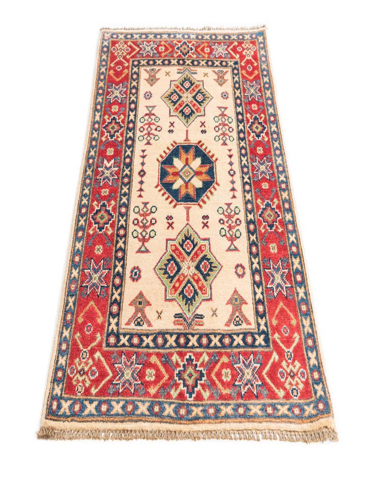 Detail image of  2' 8 x 4' 3  Hand Knotted Kazak Rug