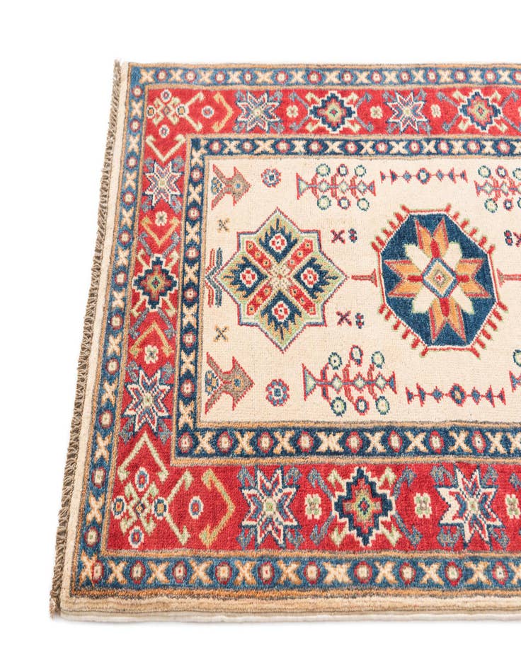 Detail image of  2' 8 x 4' 3  Hand Knotted Kazak Rug