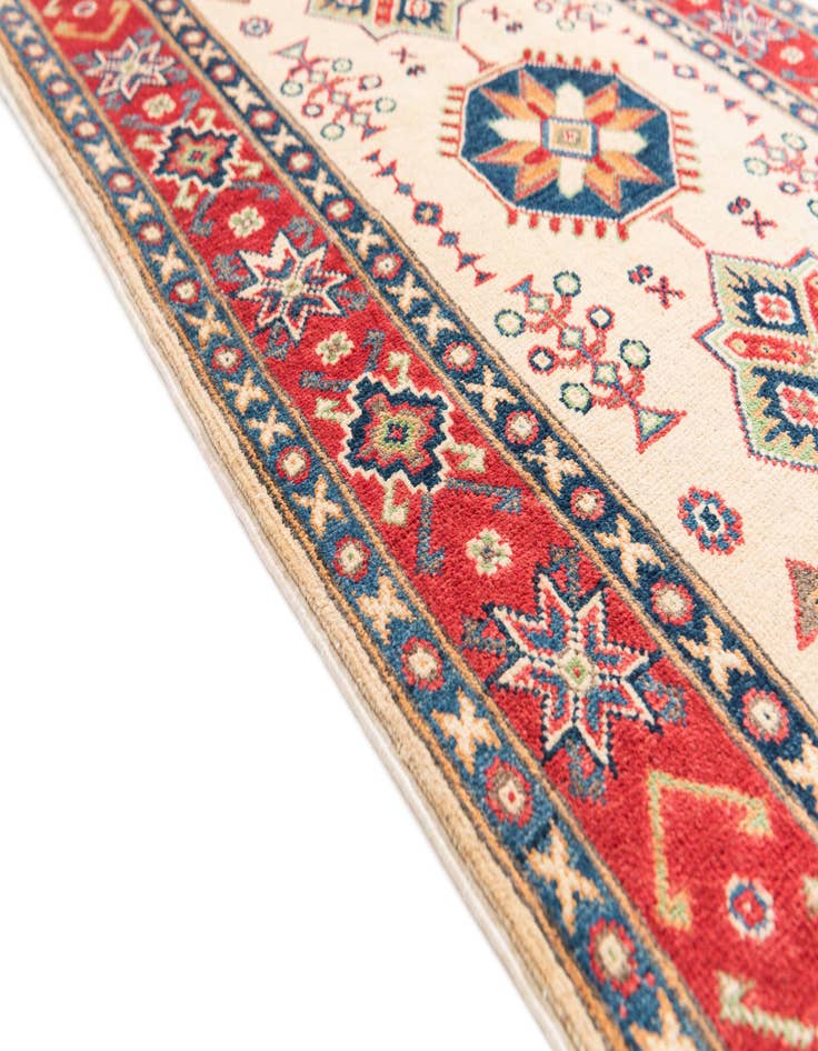Detail image of  2' 8 x 4' 3  Hand Knotted Kazak Rug