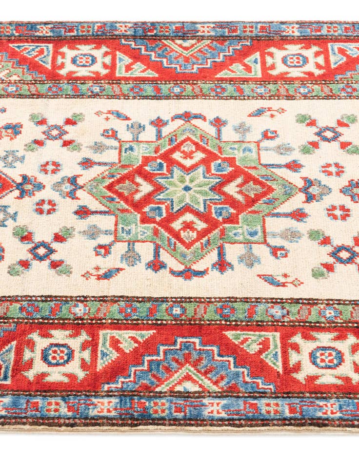Detail image of  2' 9 x 4' 3  Hand Knotted Kazak Rug