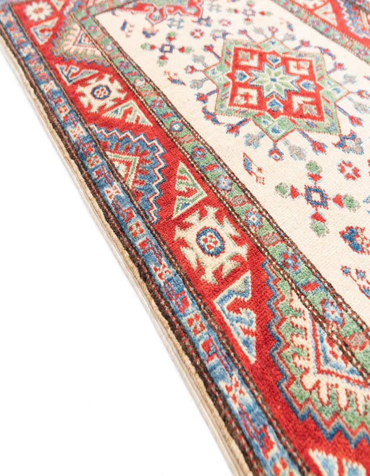 Detail image of  2' 9 x 4' 3  Hand Knotted Kazak Rug