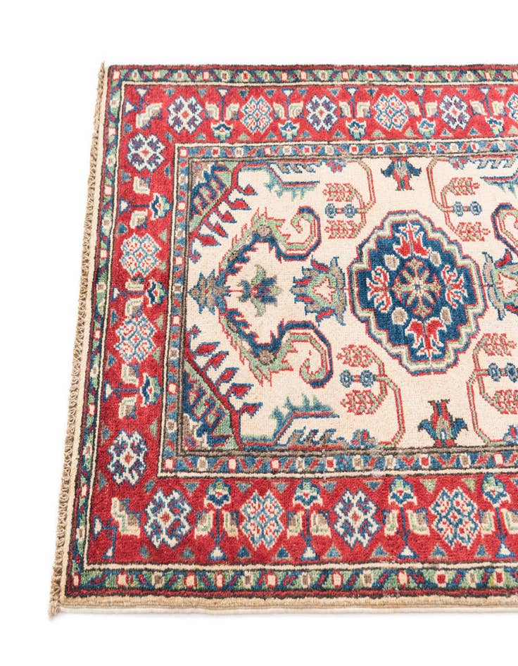 Detail image of  2' 7 x 4' 2  Hand Knotted Kazak Rug