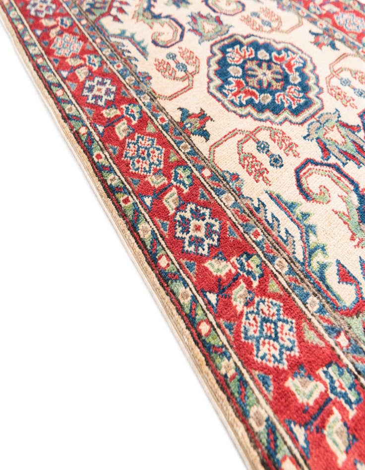 Detail image of  2' 7 x 4' 2  Hand Knotted Kazak Rug