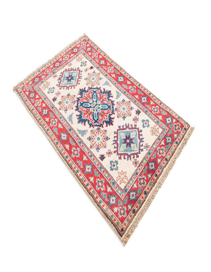 Detail image of  2' 9 x 4' 4  Hand Knotted Kazak Rug