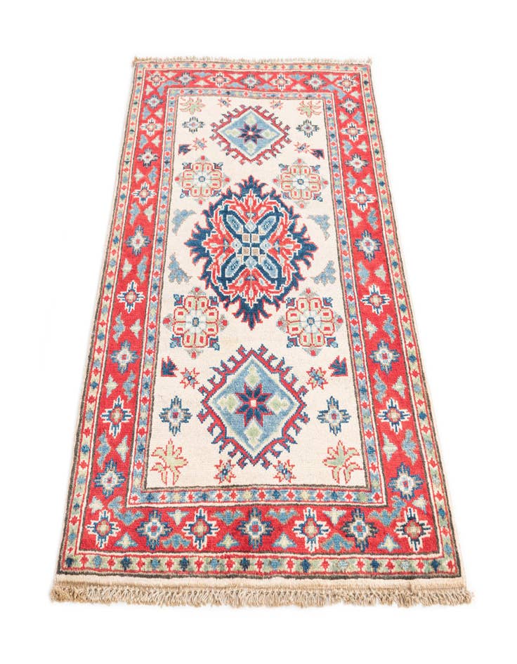 Detail image of  2' 9 x 4' 4  Hand Knotted Kazak Rug