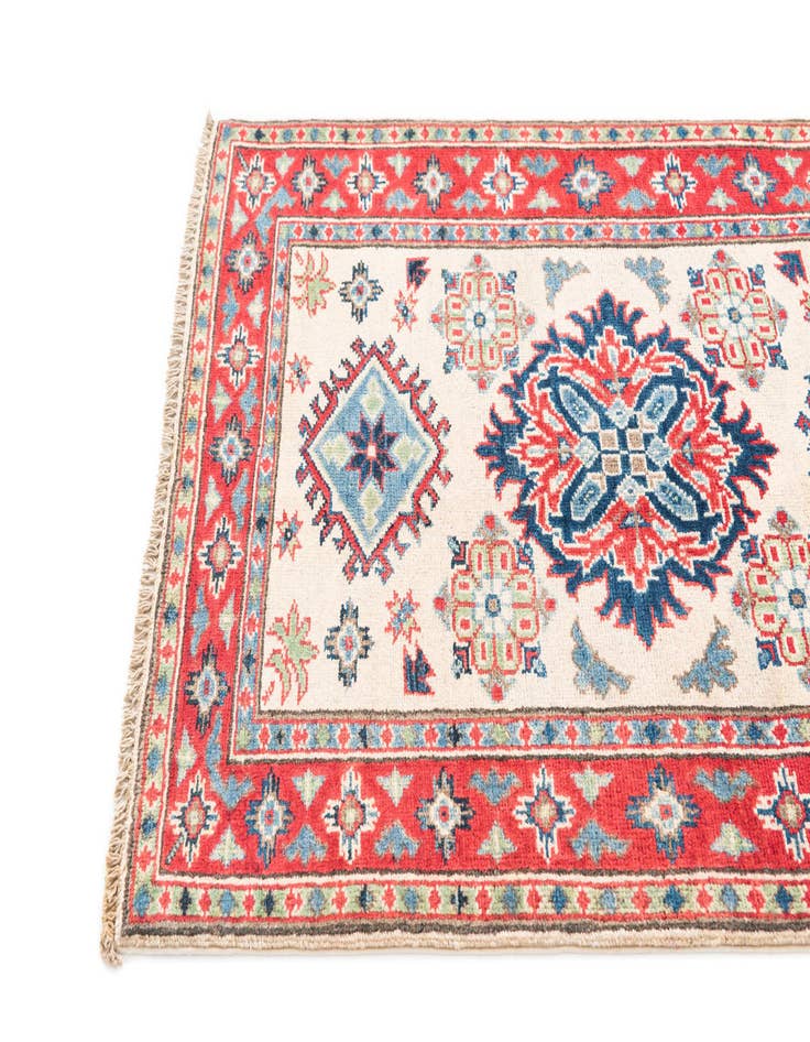 Detail image of  2' 9 x 4' 4  Hand Knotted Kazak Rug