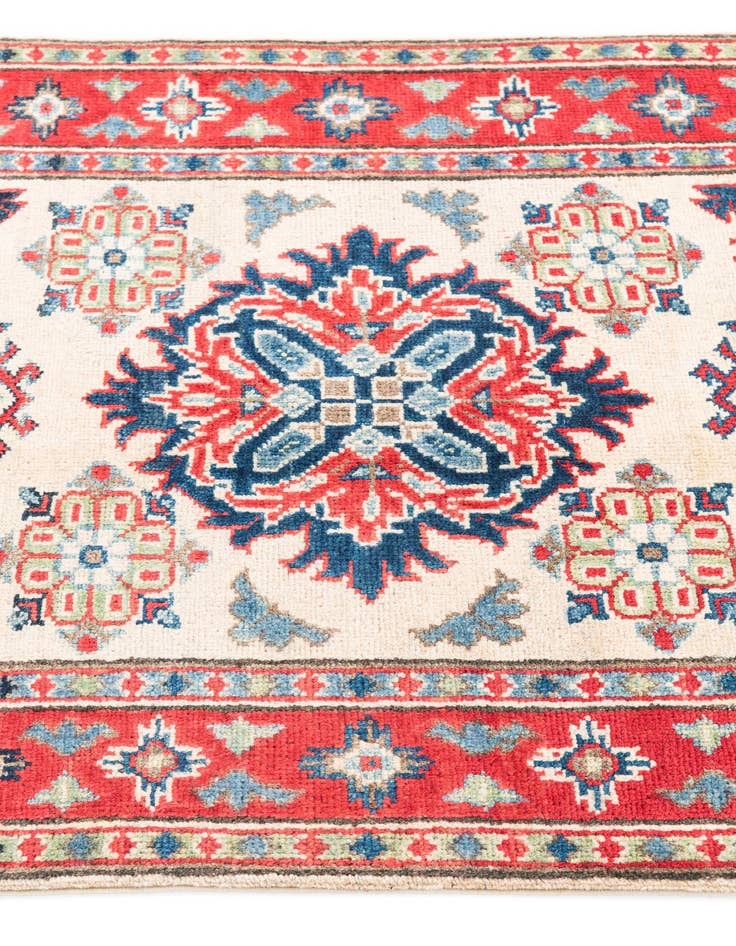 Detail image of  2' 9 x 4' 4  Hand Knotted Kazak Rug