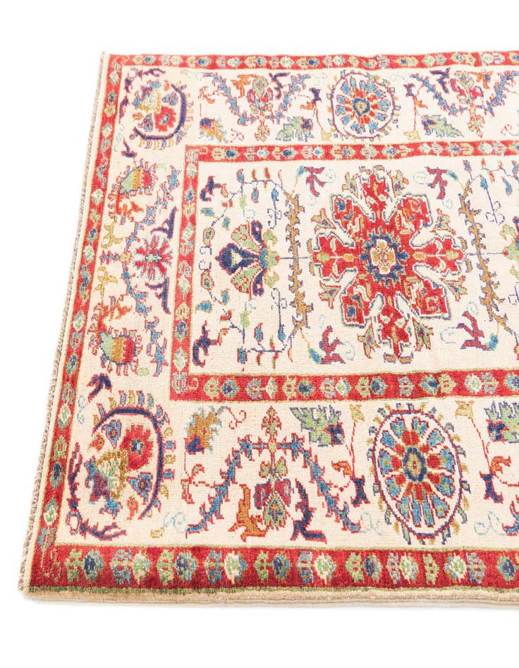 Detail image of  3' 3 x 4' 9  Hand Knotted Kazak Rug