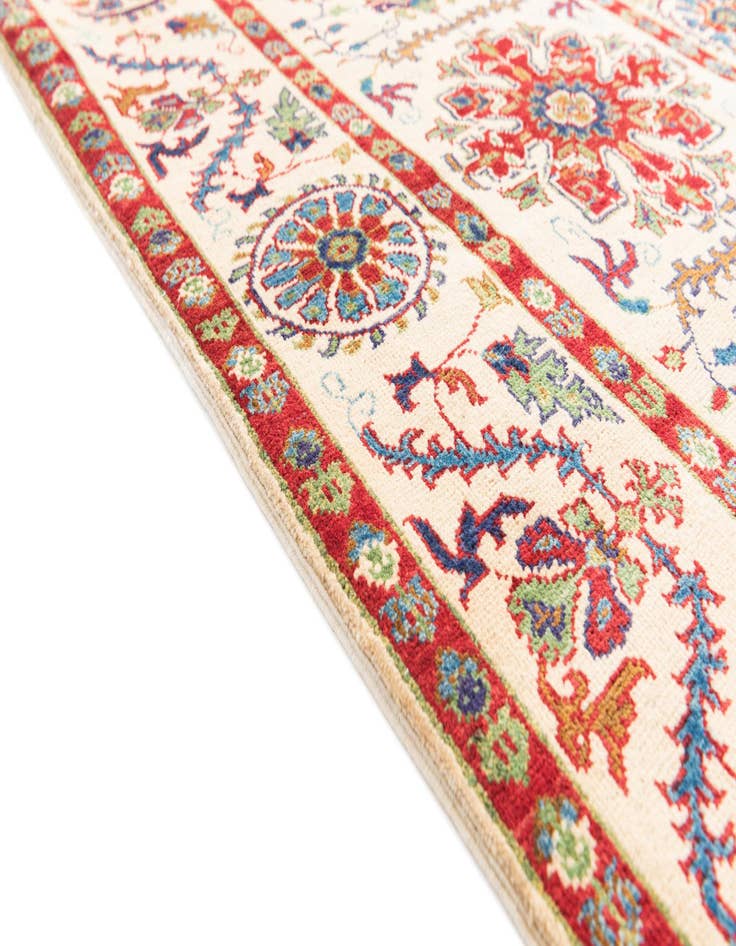 Detail image of  3' 3 x 4' 9  Hand Knotted Kazak Rug