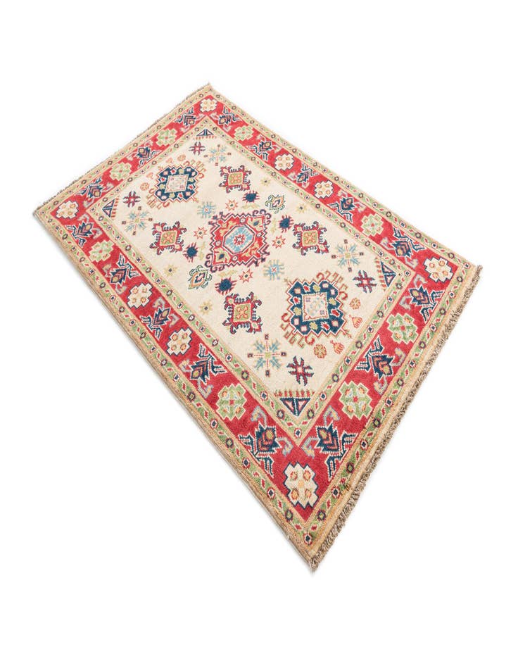 Detail image of  3' 5 x 5' 1  Hand Knotted Kazak Rug