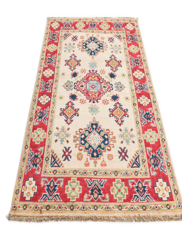 Detail image of  3' 5 x 5' 1  Hand Knotted Kazak Rug