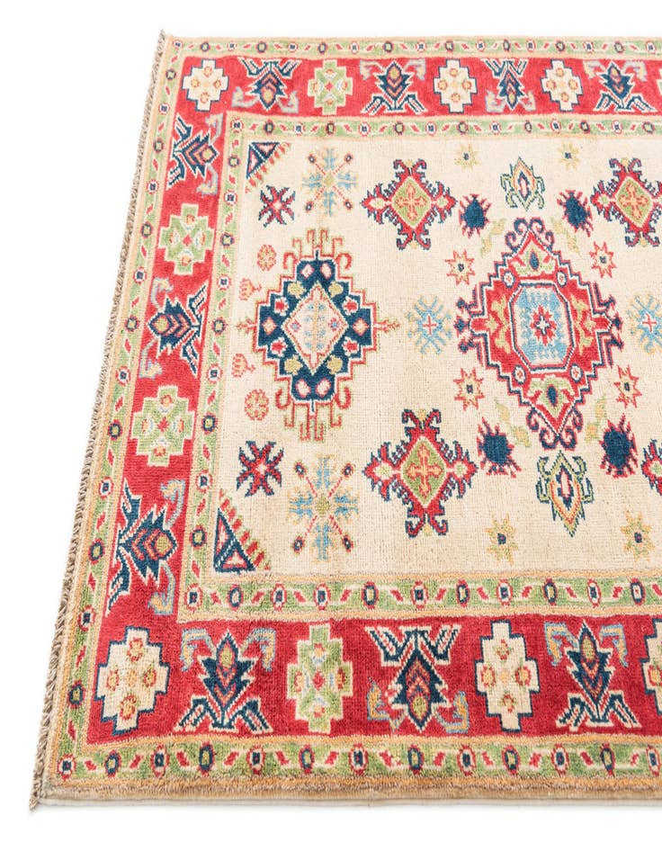 Detail image of  3' 5 x 5' 1  Hand Knotted Kazak Rug