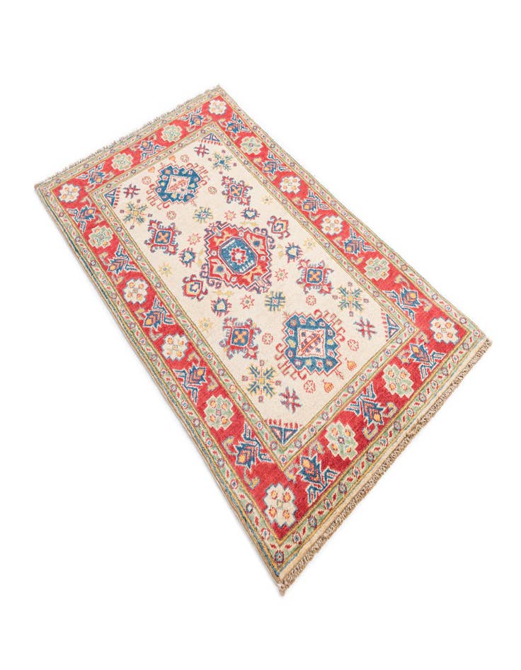 Detail image of  3' 2 x 5' 2  Hand Knotted Kazak Rug