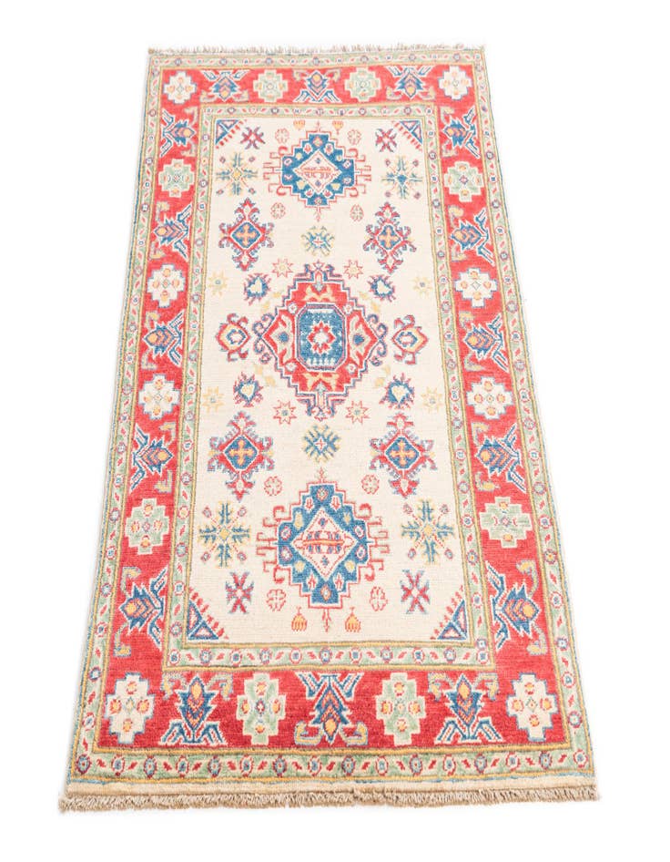 Detail image of  3' 2 x 5' 2  Hand Knotted Kazak Rug