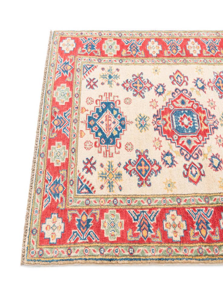 Detail image of  3' 2 x 5' 2  Hand Knotted Kazak Rug