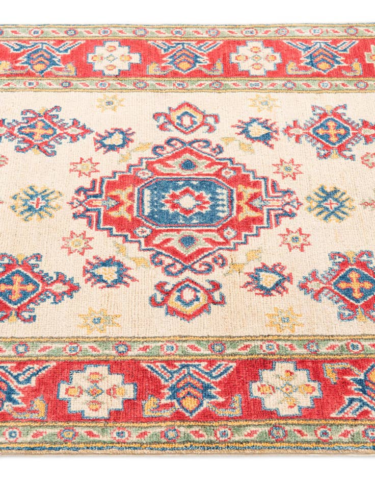 Detail image of  3' 2 x 5' 2  Hand Knotted Kazak Rug