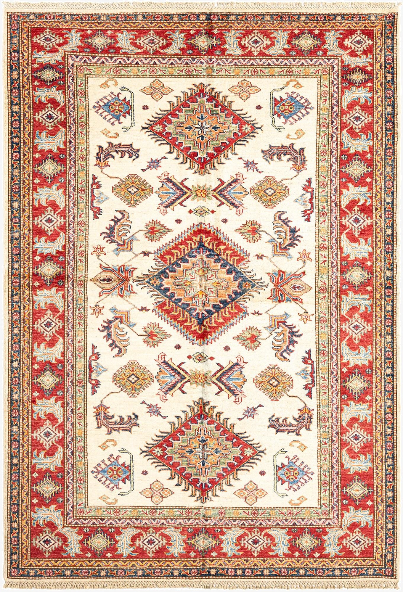  5' 6 x 8' Kazak Wool Rug