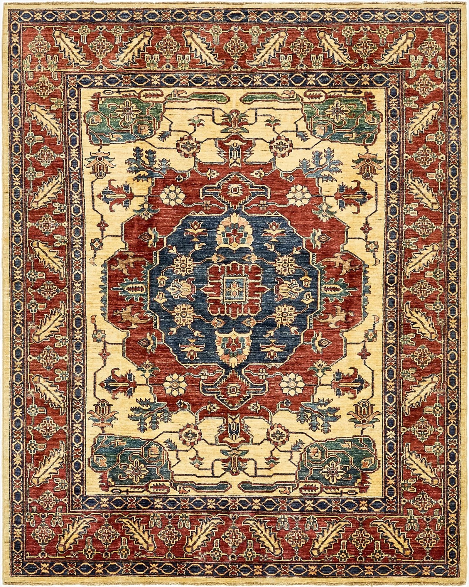  6' x 7' 8  Hand Knotted Kazak Rug