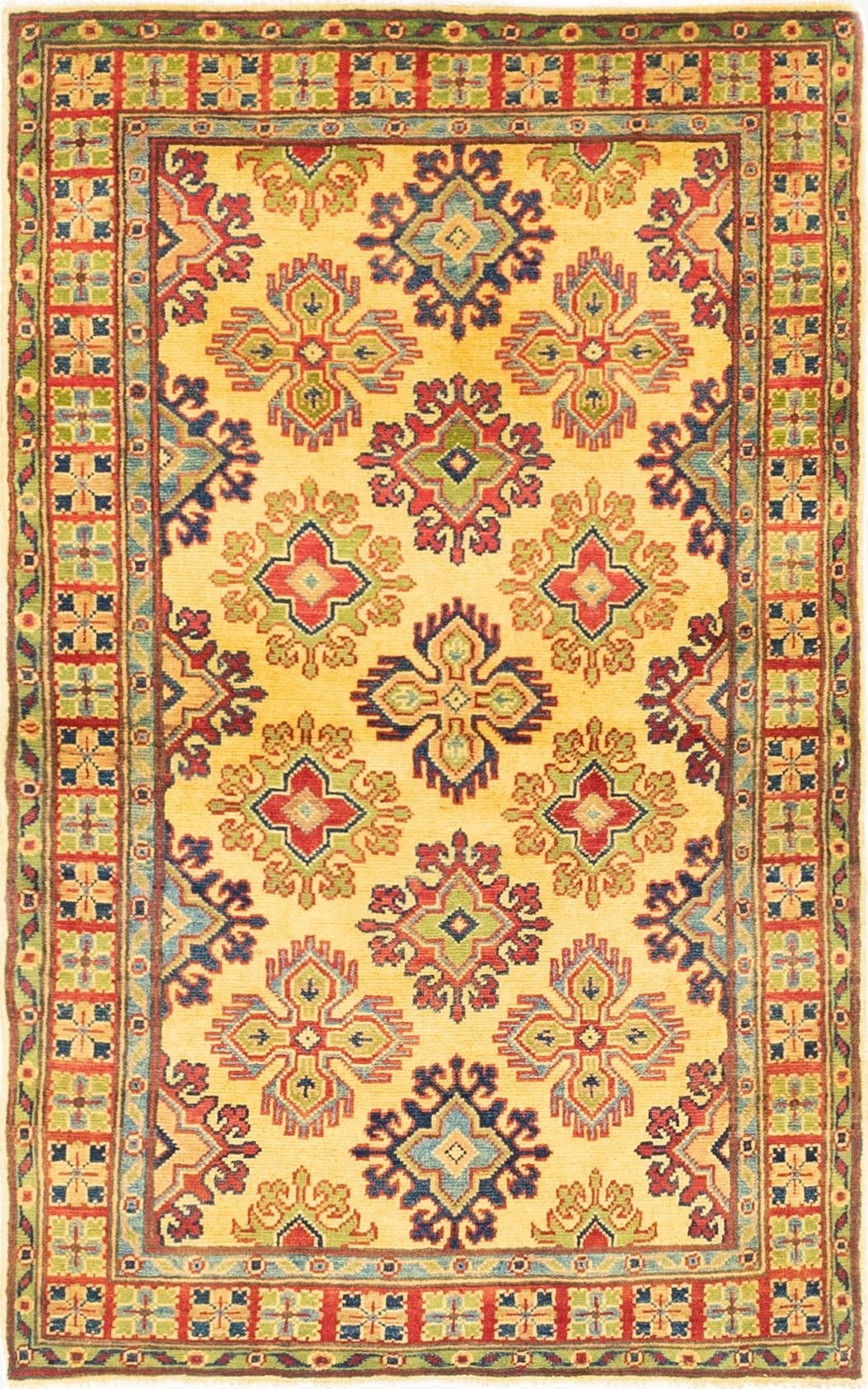  3' 1 x 5'  Hand Knotted Kazak Rug