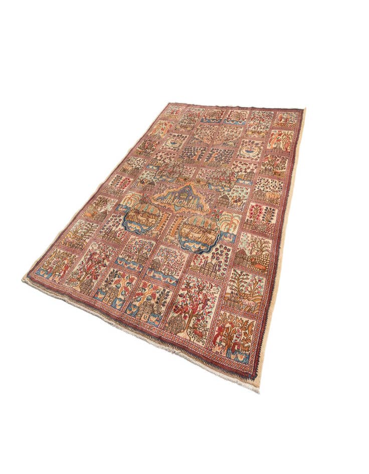 Detail image of  9' 3 x 12' 1 Kerman Wool Rug