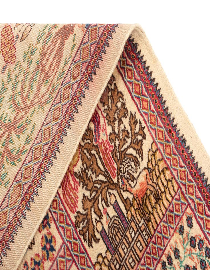 Detail image of  9' 3 x 12' 1 Kerman Wool Rug