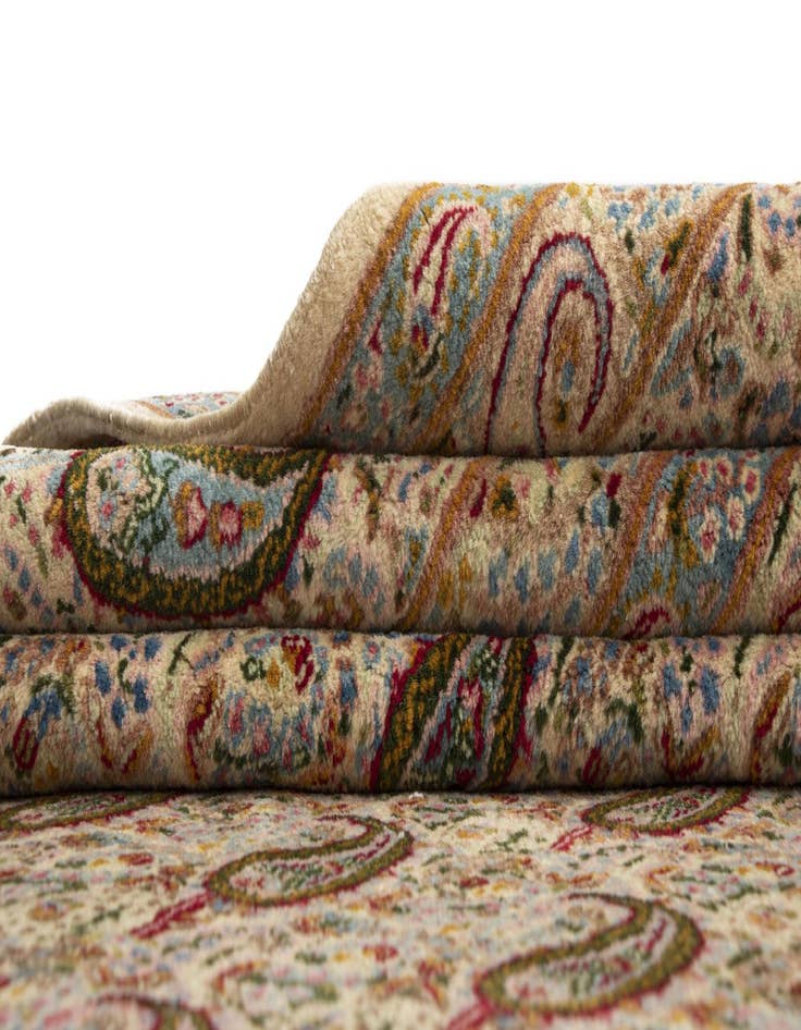 Detail image of  10' 2 x 13' 1 Kerman Wool Rug