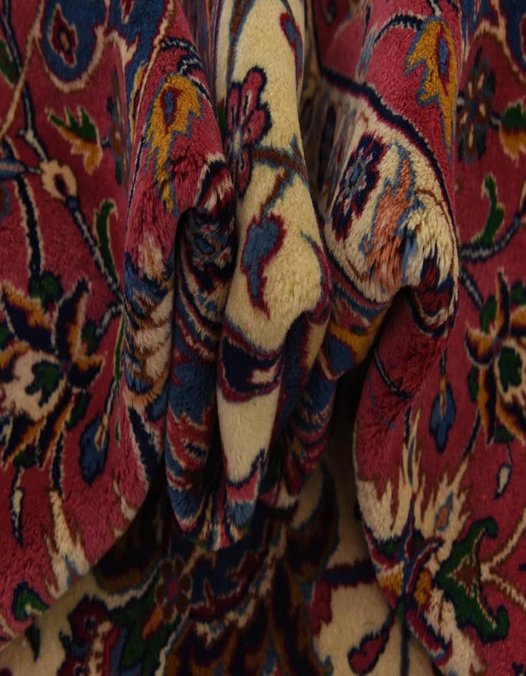 Detail image of  9' 6 x 12' 10  Hand Knotted Kerman Persian Wool Rug