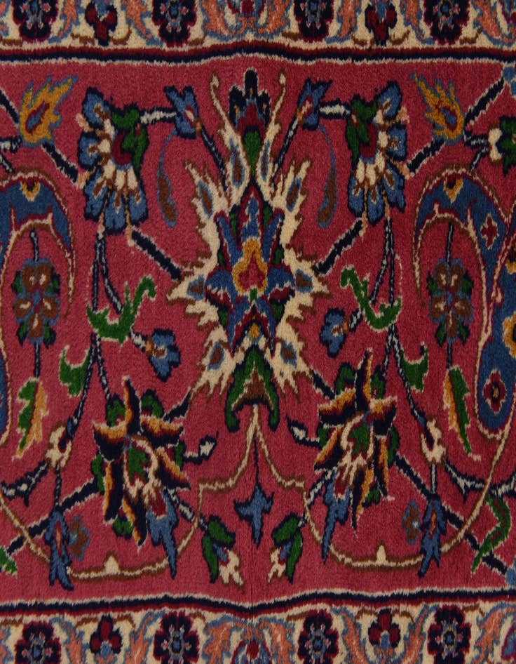 Detail image of  9' 6 x 12' 10  Hand Knotted Kerman Persian Wool Rug