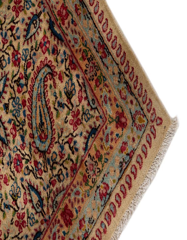 Detail image of  9' 11 x 13' 7  Hand Knotted Kerman Persian Wool Rug