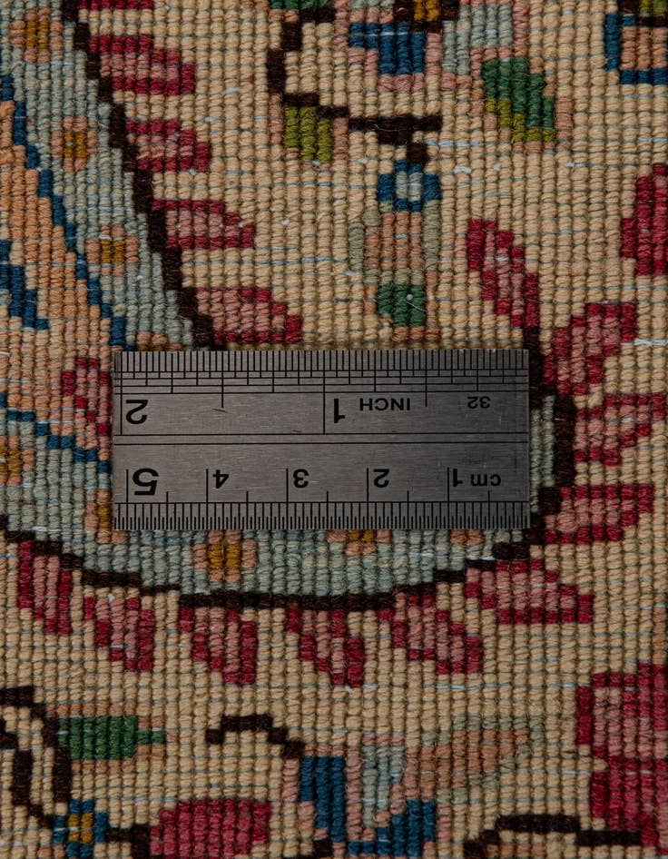 Detail image of  9' 11 x 13' 7  Hand Knotted Kerman Persian Wool Rug