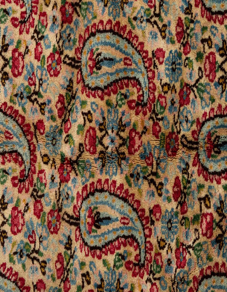 Detail image of  9' 11 x 13' 7  Hand Knotted Kerman Persian Wool Rug