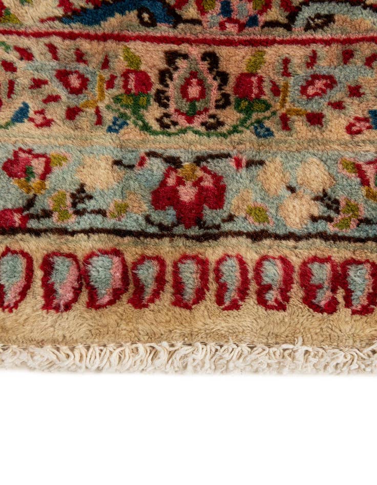 Detail image of  9' 11 x 13' 7  Hand Knotted Kerman Persian Wool Rug