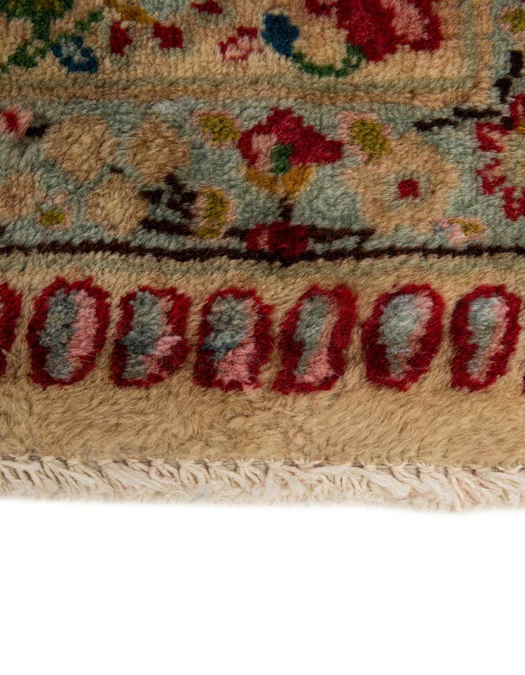 Detail image of  9' 11 x 13' 7  Hand Knotted Kerman Persian Wool Rug