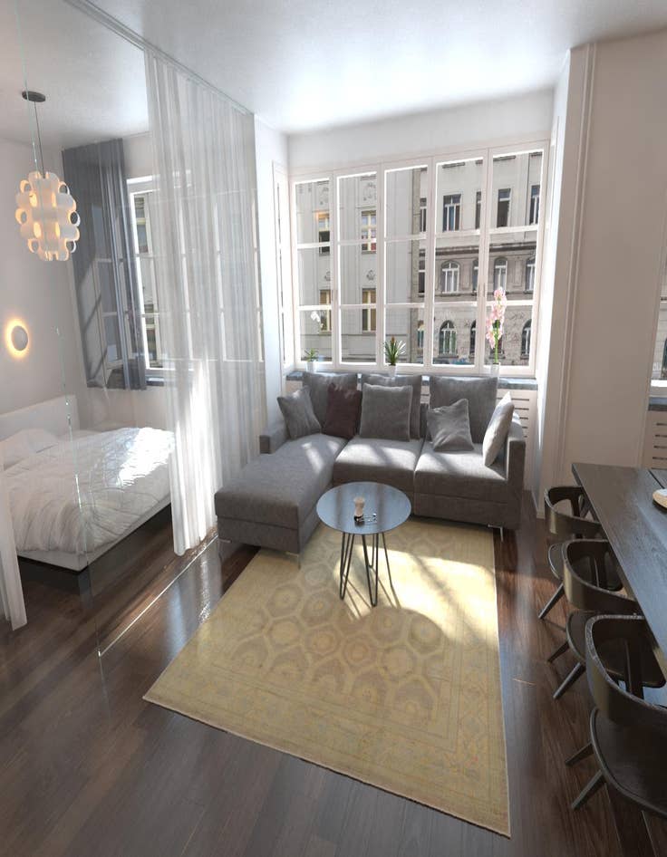 Detail image of  7' 11 x 9' 6 Khotan Ziegler Rug