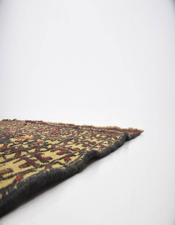 Detail image of  4' x 6' 4  Hand Woven Kilim Afghan Wool Rug