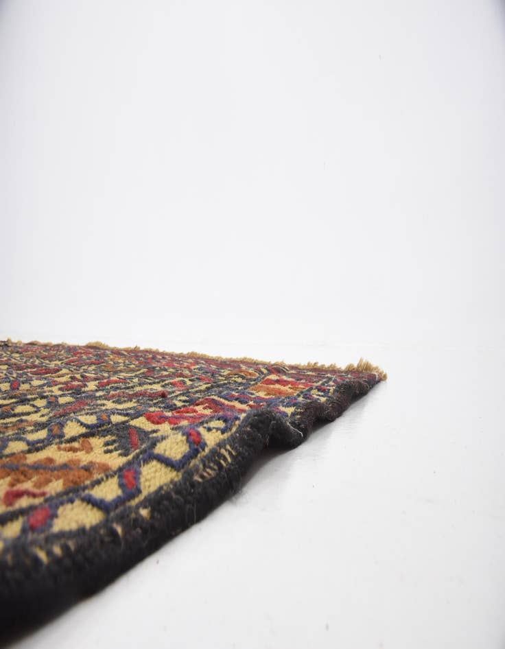 Detail image of  4' 3 x 6' 6  Hand Woven Kilim Afghan Wool Rug