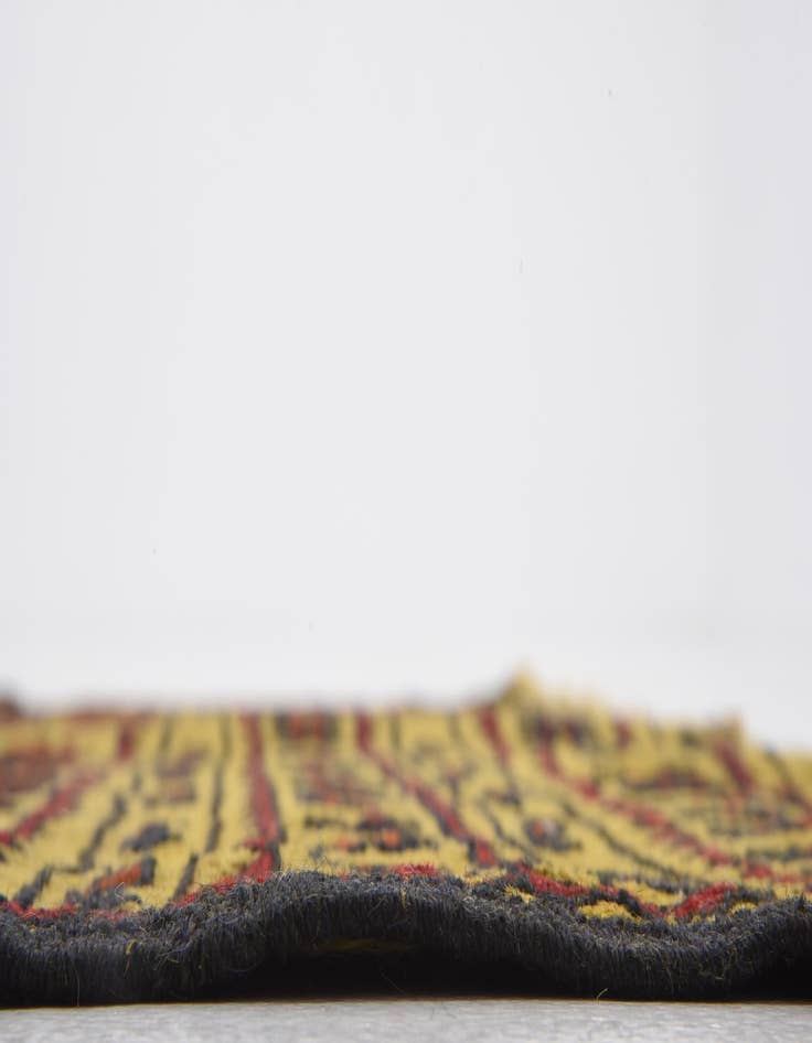 Detail image of  4' x 6' 2  Hand Woven Kilim Afghan Wool Rug