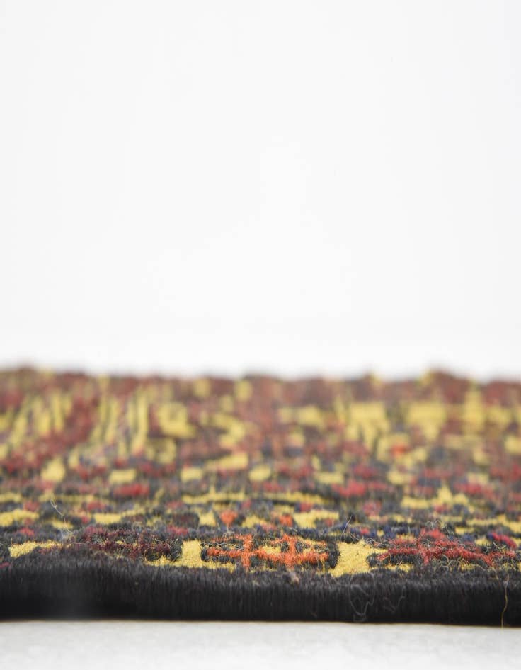 Detail image of  4' x 6' 3  Hand Woven Kilim Afghan Wool Rug