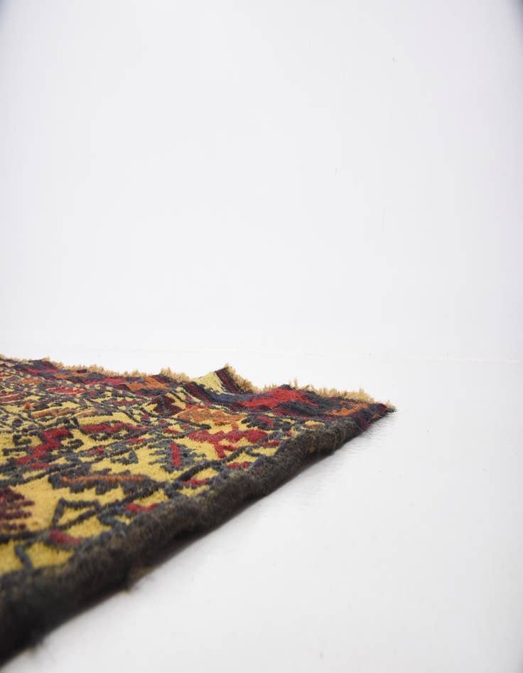 Detail image of  4' x 6' 8  Hand Woven Kilim Afghan Wool Rug