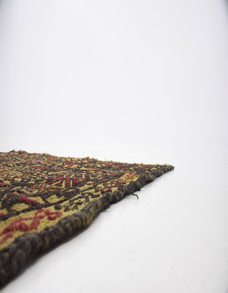 Detail image of  4' 3 x 6' 3  Hand Woven Kilim Afghan Wool Rug