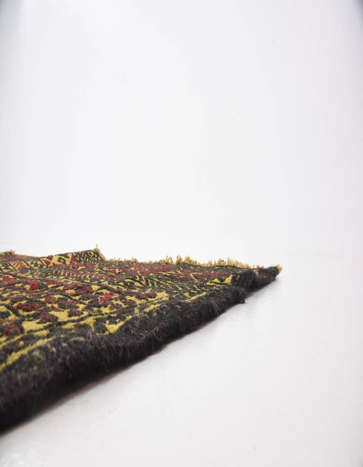 Detail image of  4' 5 x 6'  Hand Woven Kilim Afghan Wool Rug