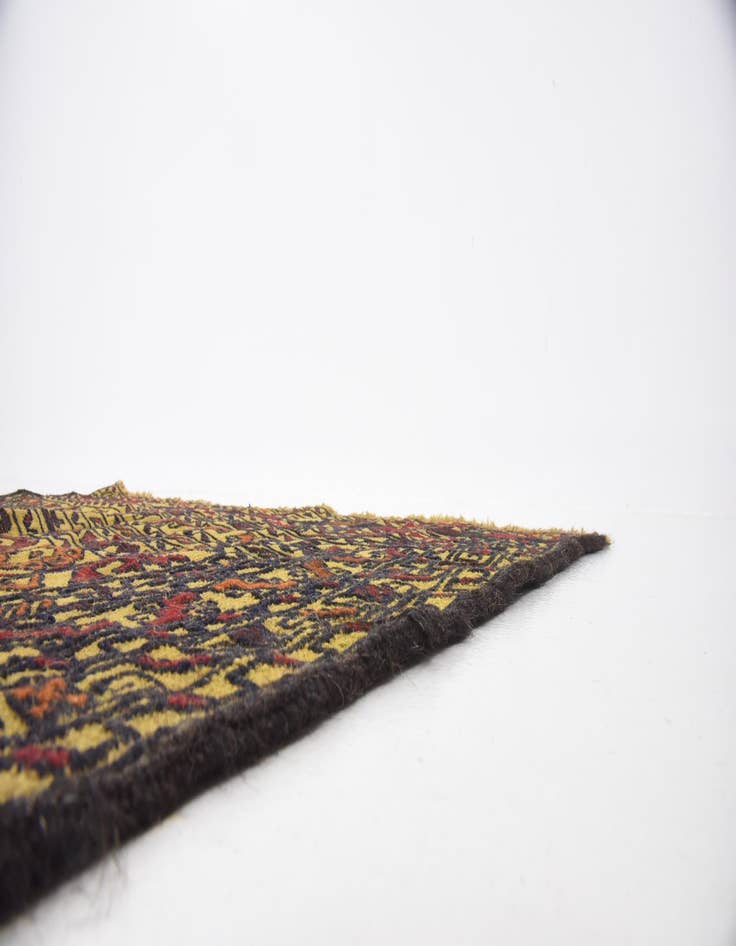 Detail image of  3' 10 x 6' 3  Hand Woven Kilim Afghan Wool Rug